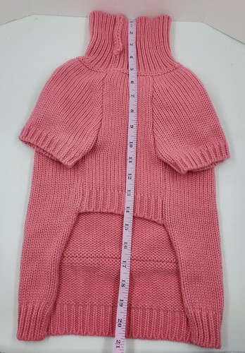 Suéter tejido para perro talla grande rosa - Imagen 2 de 8