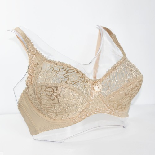 Womens Bra Sexy Lingerie Perspective Underwired Lace Bras A B C D DD E F Cup - Picture 12 of 38