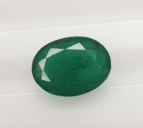 1,74 ct natürlicher Smaragd Sambischer Ovalschliff unbehandelter loser Edelstein Smaragd Ring - Bild 6 von 9