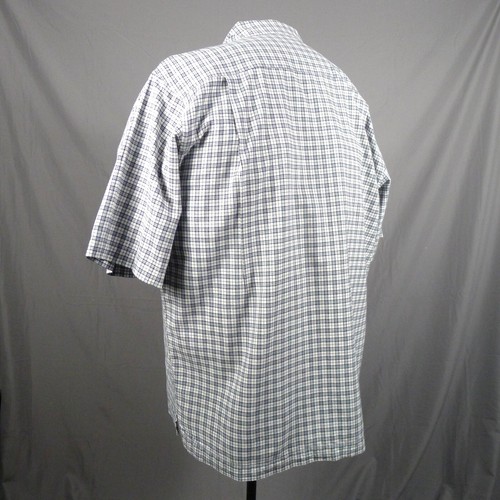L.O.G.G. Mens Plaid Short Sleeve Button Down Camp Collar Shirt – Large - Picture 5 of 21