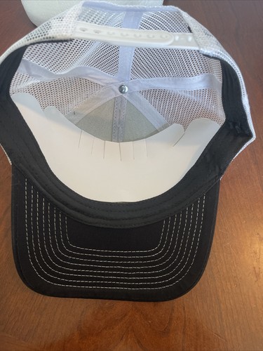 Cappello da pesca Sufix, camionista SnapBack in rete bianco/nero - Foto 7 di 8
