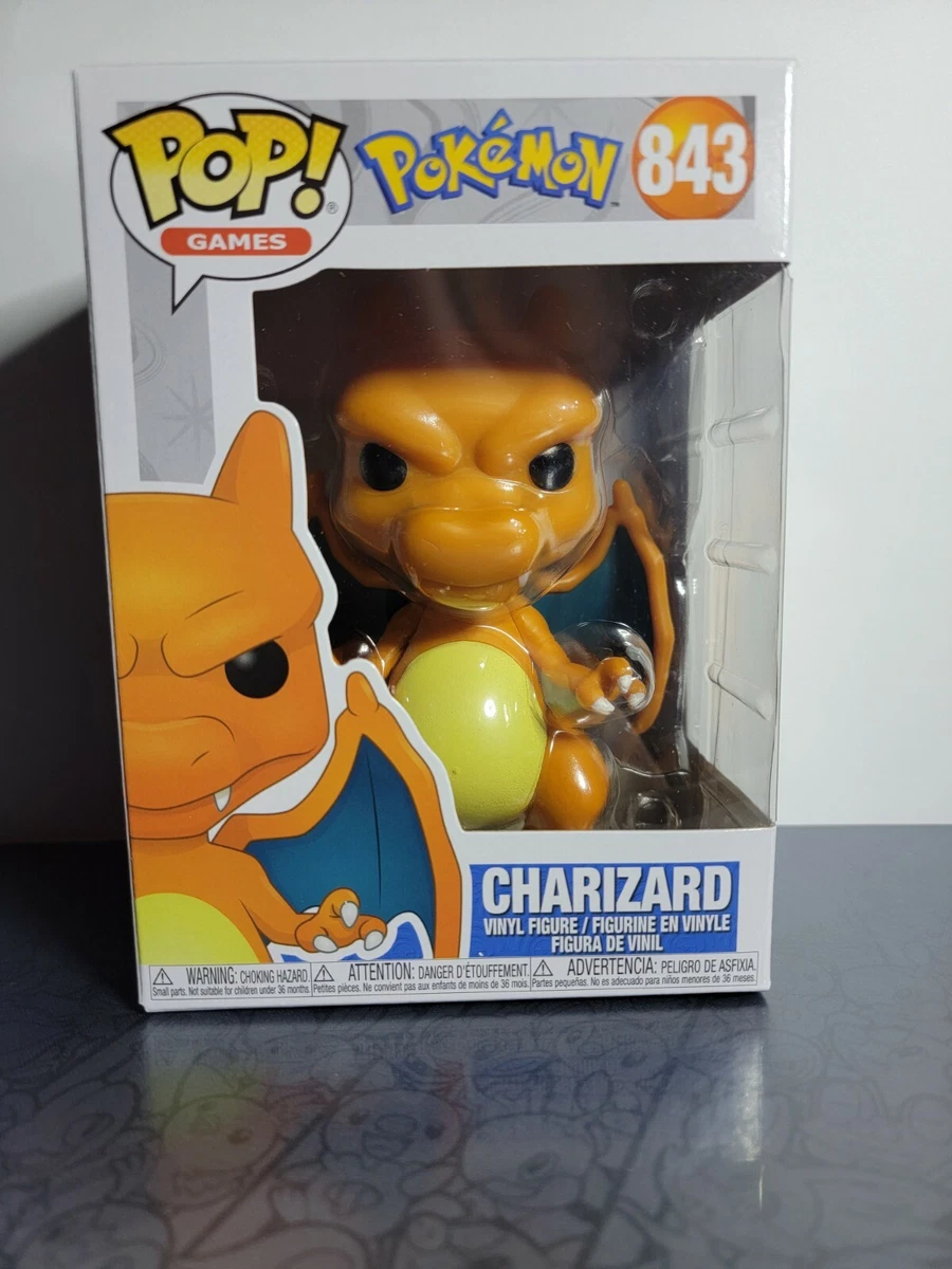 Funko Pop Games Pokemon S7 Charizard #843 Vinyl Figure Sealed