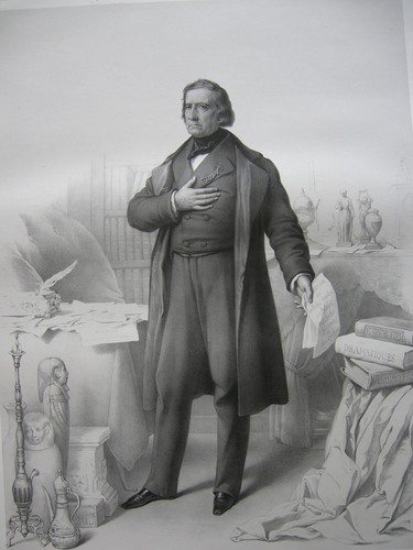 Baron Isidore Taylor (1789-1879) Playwright Art Patrator Orig Lithograph 1850 - Picture 2 of 4