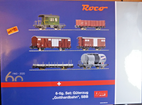 Roco 76051 ; train de marchandises "Gotthardbahn" CFF, neuf dans sa boîte d'origine /X179 - Photo 1/3