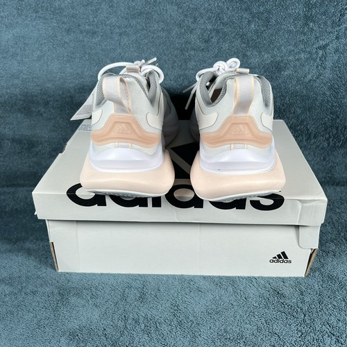 Adidas AlphaBounce White Ivory Pink Running Shoes Women’s Size 8.5 - Picture 4 of 5