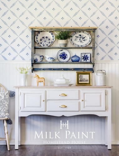 Pintura de leche Homestead House - blanca Gustavian - Imagen 2 de 9