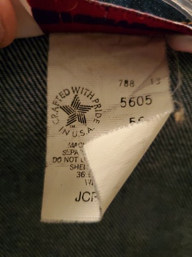 Vintage Big Mac Men Size 56 Denim Trucker Work Jacket JC Penney USA Union Made  - Picture 3 of 4