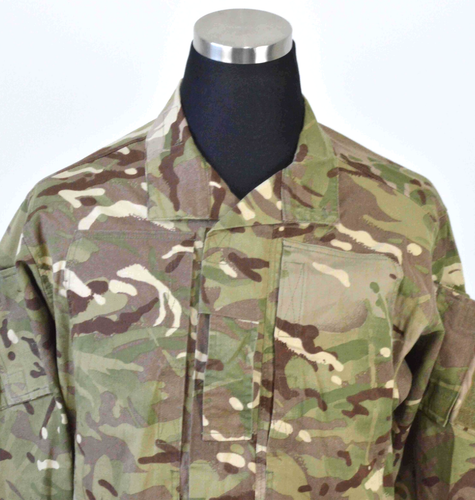 NEW British Army Camo Military Jacket Combat MTP Shirt 180/96 L Long Green Brown - Picture 2 of 9