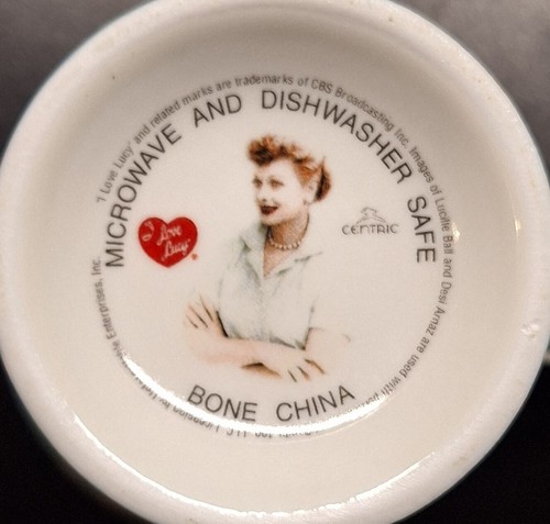 I LOVE LUCY Bone China Tea Coffee Cup Lucille Ball. Centric. 8oz. 4.5”. - Picture 7 of 8