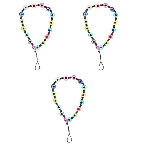 Set of 3 Mobile Phone Chain Miss Decorations Chains for Cell Phones - Zdjęcie 2 z 12