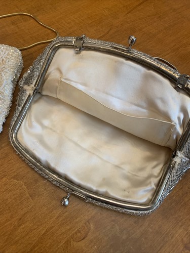 Vintage Richere Walborg Evening Bag Purse Sequin Beaded Clutch PLUS 2nd Clutch! - Picture 6 of 19