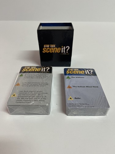 Star Trek Scene It DVD Board Game Replacement Pieces: 144 Trivia Cards BRAND NEW - Picture 1 of 12