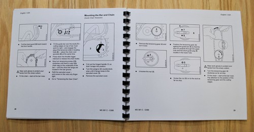 MS 361 - Holzfforma G366 Chainsaw Owner Manual, Parts List, Service Manual - Picture 4 of 12