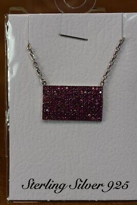 AmaranTeen 925 Sterling Silver Ruby Lady Pendant AmaranTeen 925 Sterling Silver Ruby Lady Pendant