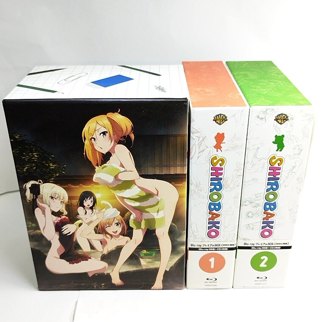 SHIROBAKO Blu-ray Premium BOX vol.1 vol.2 complete 2-volume set:JP SHIROBAKO Blu-ray Premium BOX vol.1 vol.2 complete 2-volume set:JP