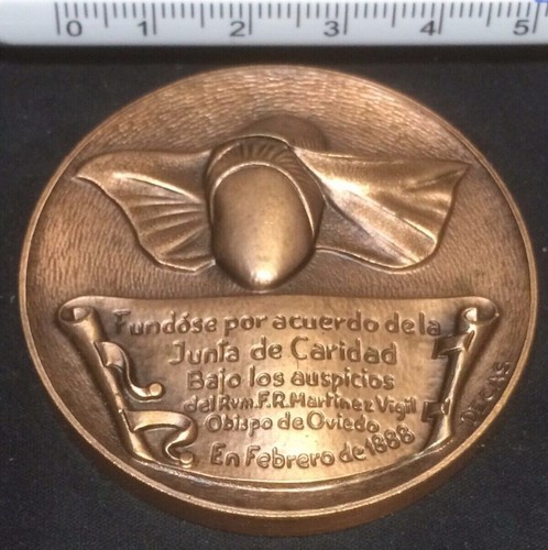 MEDALLA CENTENARIO COCINA ECONOMICA OVIEDO - Imagen 2 de 2