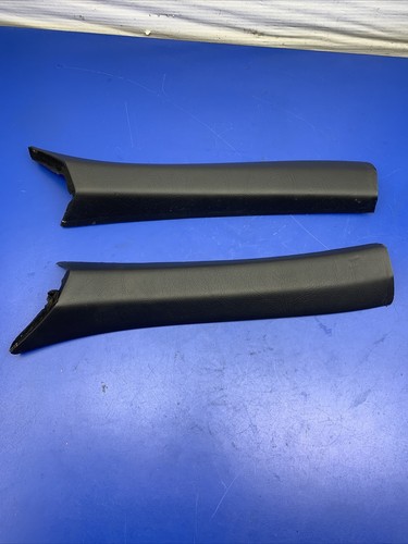 97-04 Mercedes R170 SLK320 SLK230 A Pillar Panel Trim Cover Set of 2 Black OEM - Picture 4 of 7