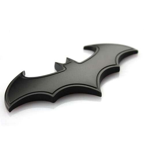 2x Metal Badge Emblem Batman 3D Tail Decal Auto Car Logo Sticker Universal Black - Imagen 12 de 12
