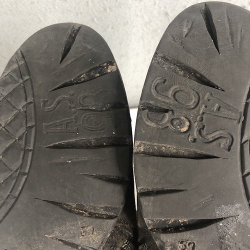 A.S.98 Booties Womens 8.5 US 38 EU Gray Leather Ankle Suede Rock Grunge Boho - Picture 11 of 24