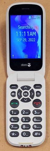 Doro 7050 DFC-0180 - Red and Black ( Consumer Cellular ) 4G VoLTE Flip Phone - Picture 7 of 7