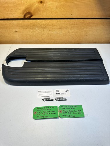 OEM 1998-2002 Dodge Ram Left & Right Rear Bumper Pad Covers 1500 2500 3500 - Picture 3 of 4