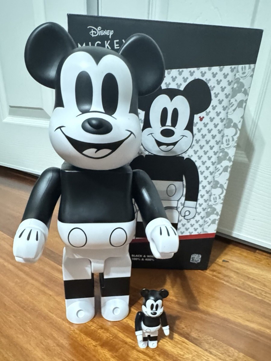 Medicom 400% + 100% Bearbrick ~ Mickey Mouse 2020 Black