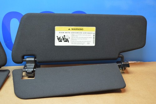 2010 W212 MERCEDES BENZ E63 AMG LEFT & RIGHT BLACK SUN VISOR SHADE PAIR - Picture 7 of 10