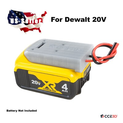 #ad #ad **Dock Adapter For Dewalt 20V Battery Robotics Power Output Connector DIY** $15.99