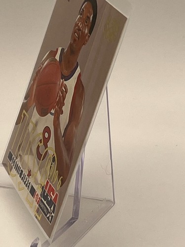 1996 Upper Deck NBA Basketball Card #322 Scottie Pippen Gold USA HoF Near Mint - Picture 3 of 4