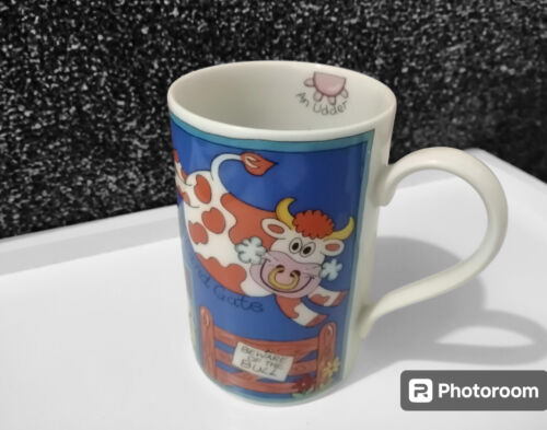 Dunoon Mug Moo Cows By Jane Brookshaw Bull Farm Scotland Stoneware - Picture 6 of 7