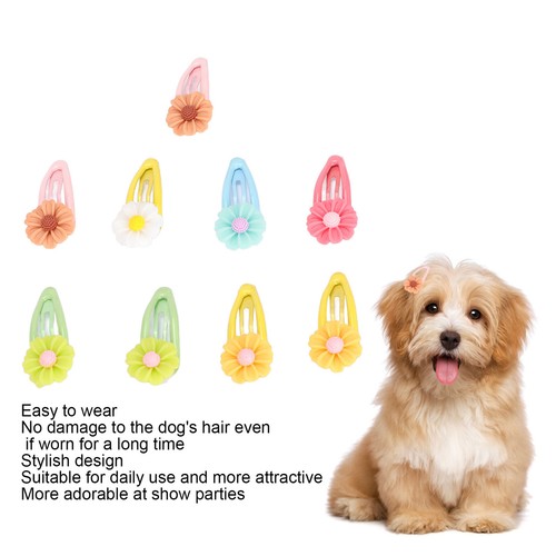Dog Hair Clips Lightweight Plastic Hair Clips Multicolor Cute Easy To Carry 27 - Picture 17 of 24
