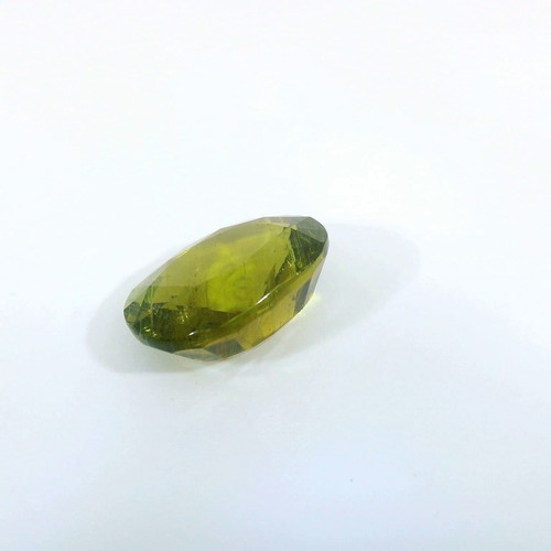 13.65 Carat-NATURAL COPPER BEARING TOURMALINE oval 16x13 mm LOOSE GEMSTONES - Picture 3 of 5