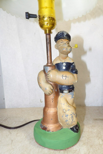 Vintage/Antique 1935 Popeye The Sailor Man Table Lamp - Picture 5 of 14
