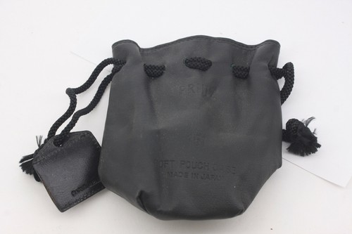 5" Soft Lens and Filter Pouch Prinz #151 Black - Drawstring - USED VINTAGE C554 - Picture 1 of 2