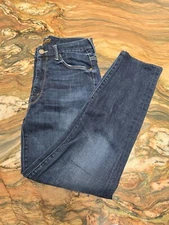 Mother Jeans Women's 26 The High Waisted Looker Skinny Blue Denim