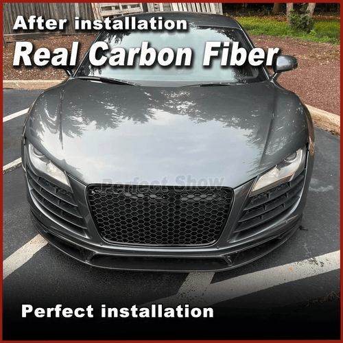 Se adapta a Audi R8 Gen 1 GT V8 V10 carbono labio delantero alerón divisor - Imagen 2 de 17