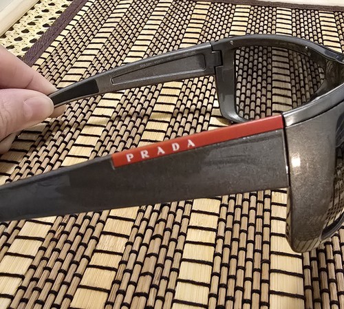 Vintage Prada Linea Rossa SPS02H Silver/Grey Wrap-Around Sport Sunglasses MINT - Picture 19 of 24