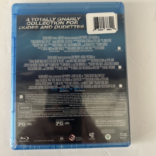 Teenage Mutant Ninja Turtles: Triple Feature (Blu-Ray Disc) PG Yr 1990, 240 Mins - Picture 2 of 7