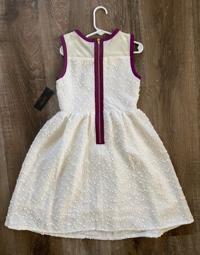 LAUNDRY by SHELLI SEGAL~NWT Girl's Fit & Flare Dress~Girl's Size 7~Textured~NEW - Picture 2 of 7