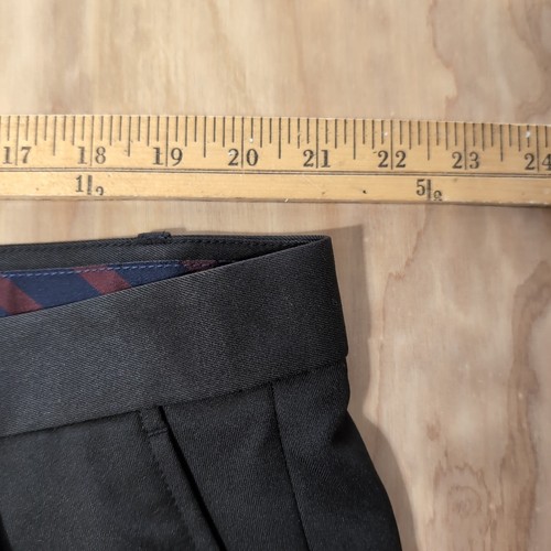 NUEVO CON ETIQUETAS Talla 42 Van Heusen Microfibra Color Negro Cómodo Informal Pantalones Cortos Bolsillos - Imagen 5 de 7