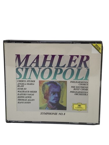 Gustav Mahler Symphony No 8 - 2 CD Set Symphonie Deutsche Grammophon Studer Jo - Picture 1 of 5
