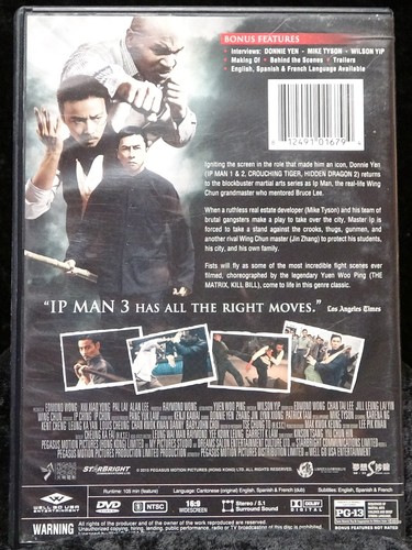 IP Man 3 📀 Donnie Yen Mike Tyson Lynn Hung Jin Zhang Action DVD - Picture 2 of 3