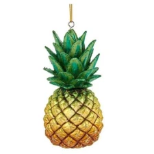 Noble Gems Pineapple Glass Christmas Tree Ornament NB1544