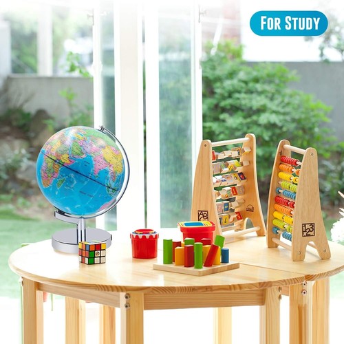 Illuminated World Globe for , Educational Globe with Stand Built in LED Night... - Picture 6 of 8