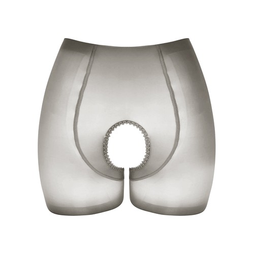 Women's Naughty Hotpant Mesh See Through Open Gusset Lingerie Pantie Boyshort - Picture 10 of 59