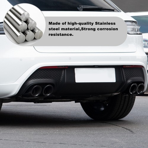 PAIR For 2019 2020-2024 Porsche Macan 2.0T Exhaust Pipe Tail Throat Muffler Pipe - Picture 10 of 11