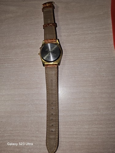 Armitron WB Tasmanian Devil Musical Watch Gold Bezel Brown LTHR Band - Picture 7 of 7