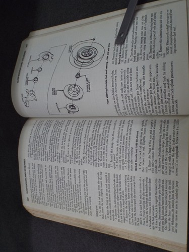 Repair/Shop Manual 73 75 79 80 81 87 88 Honda Accord CVCC Civic/CRX Prelude Book - Picture 17 of 21