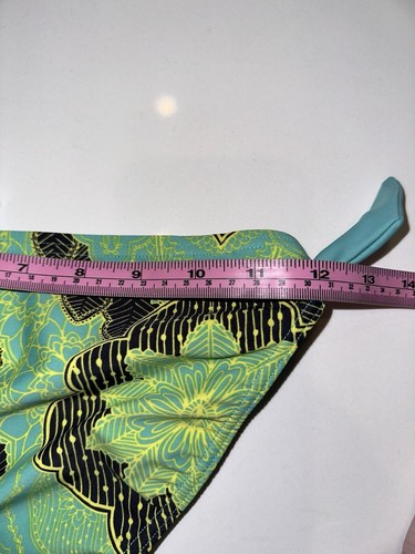 NWT $49 prAna "RENA" REVERSIBLE GREEN BLACK FLORAL BIKINI SWIM SURF BOTTOMS XS - Picture 8 of 9