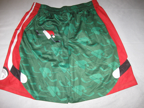 Christmas Santa Hockey Shorts Chalk Talk Sports Adult Small Men's (Small Fit) - Picture 5 of 5